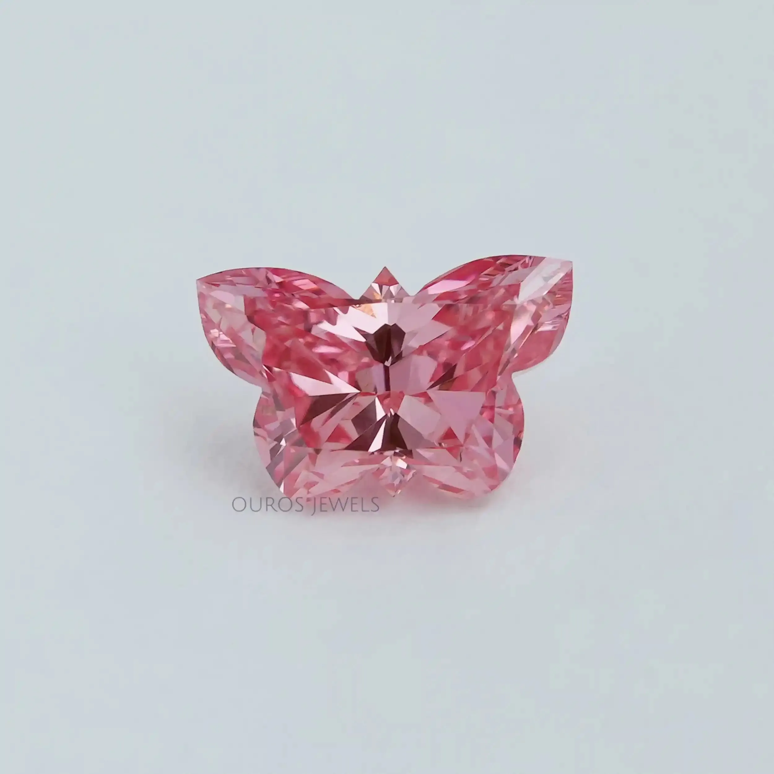 0.50 Carat Pink Butterfly Lab Grown Diamond