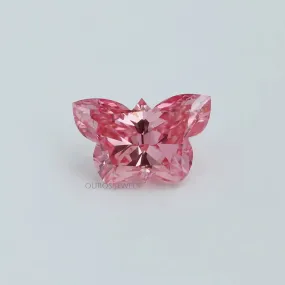 0.50 Carat Pink Butterfly Lab Grown Diamond