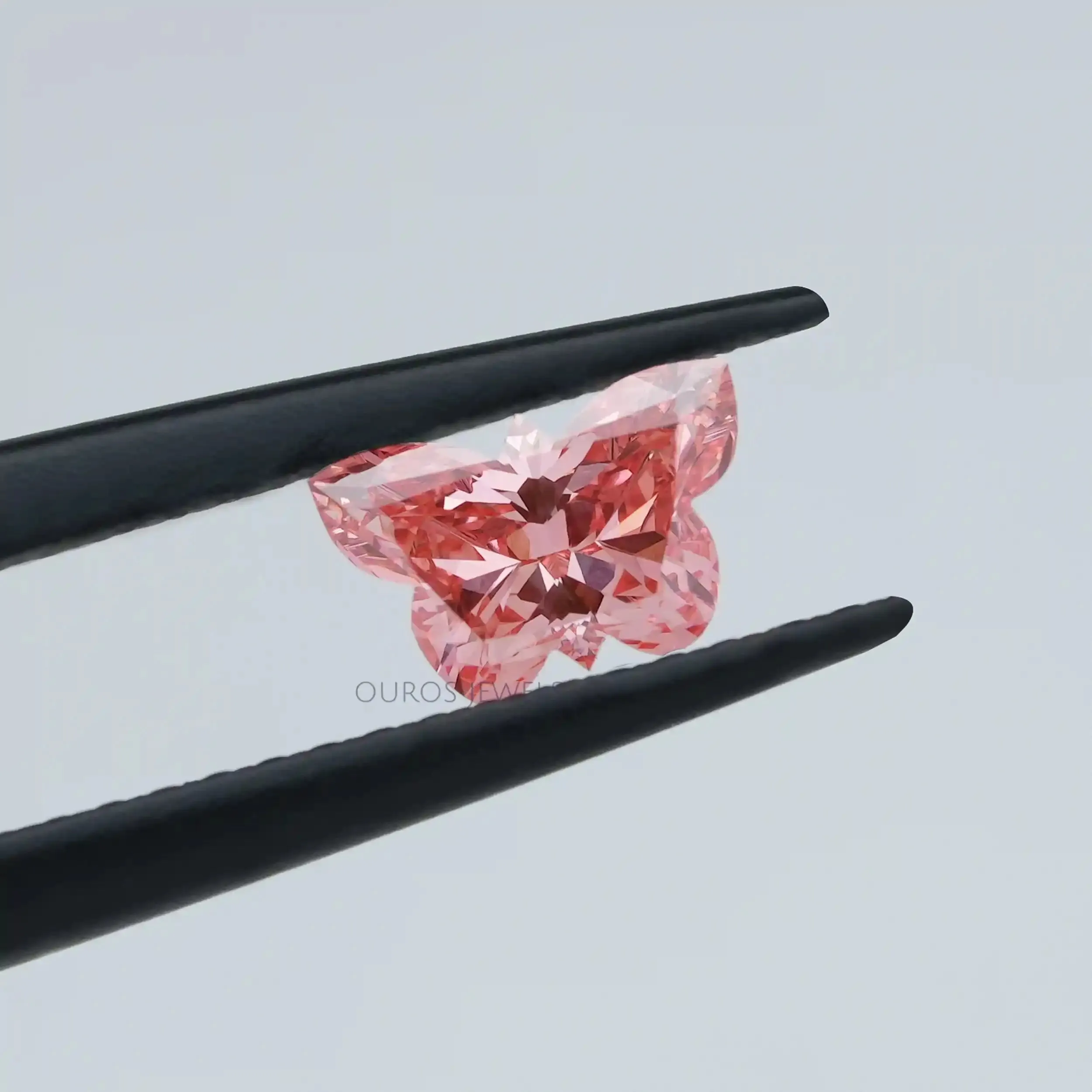 0.50 Carat Pink Butterfly Lab Grown Diamond