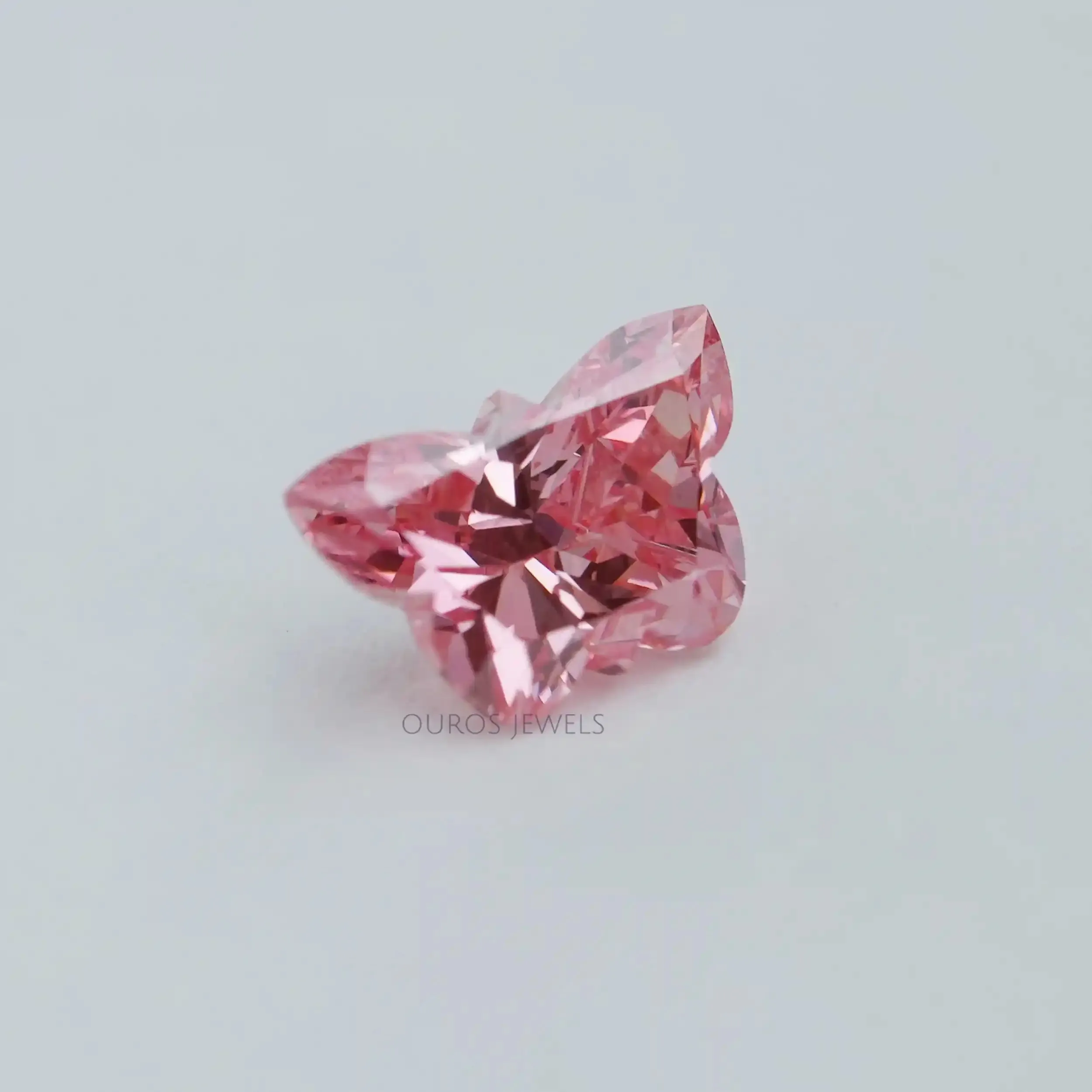 0.50 Carat Pink Butterfly Lab Grown Diamond