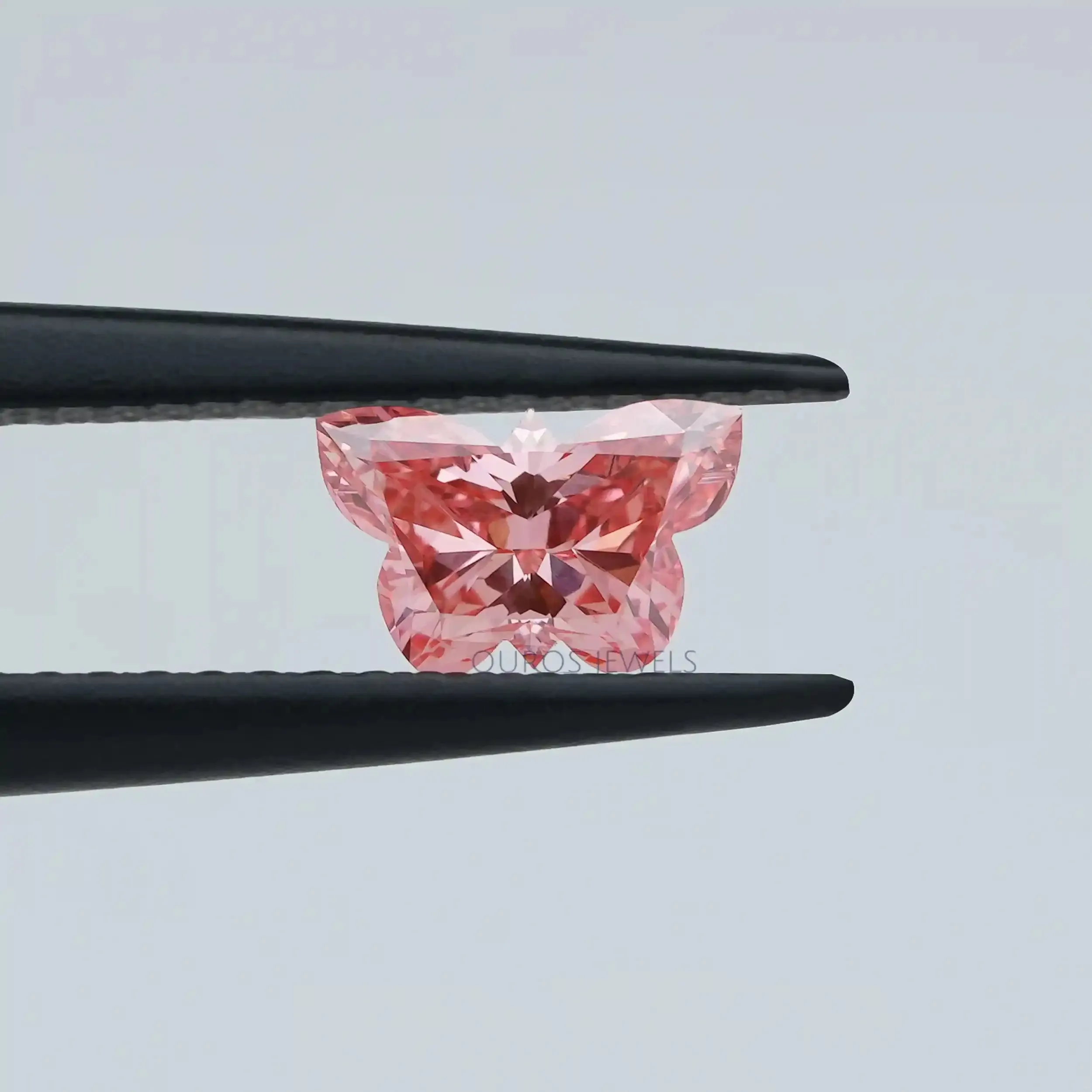 0.50 Carat Pink Butterfly Lab Grown Diamond