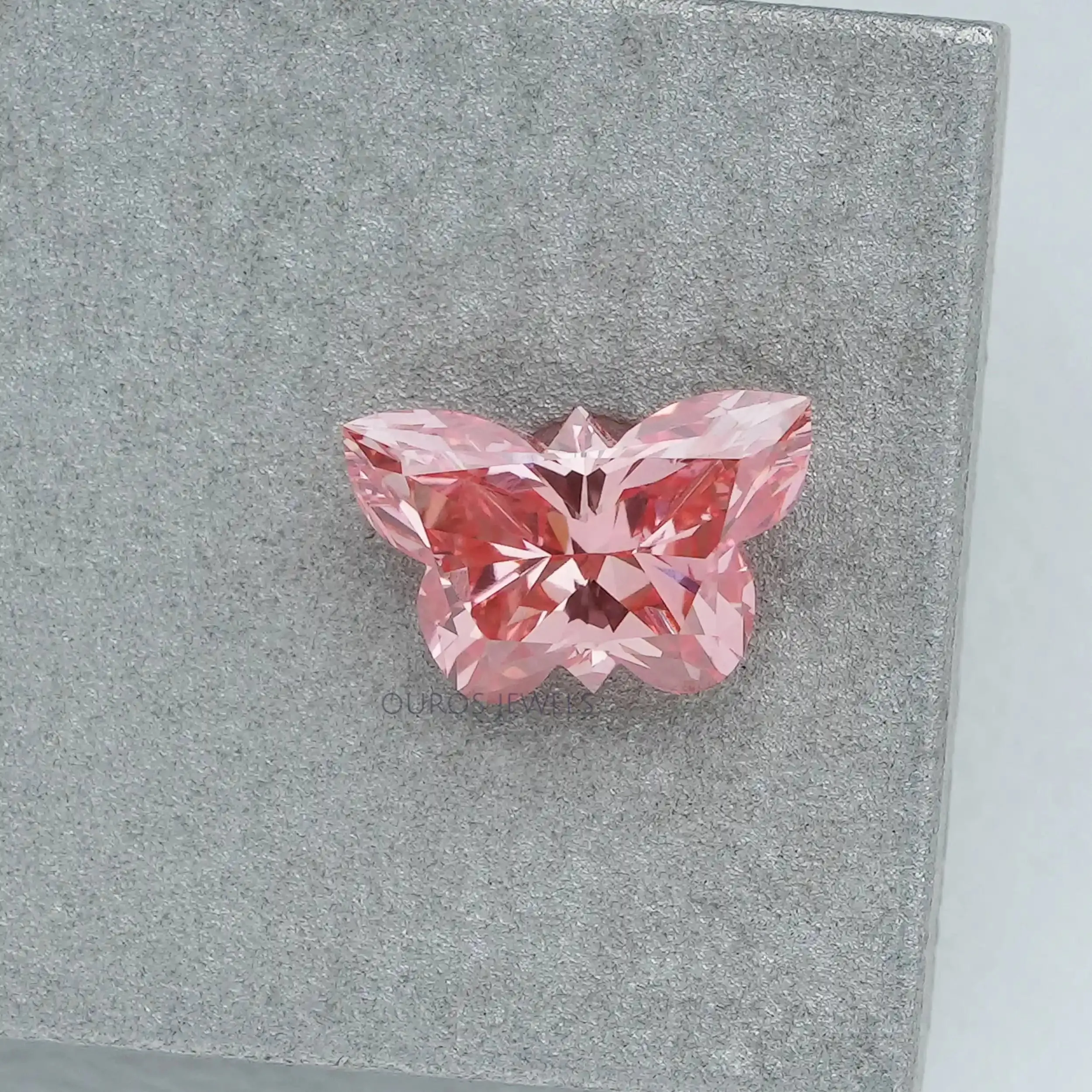 0.50 Carat Pink Butterfly Lab Grown Diamond