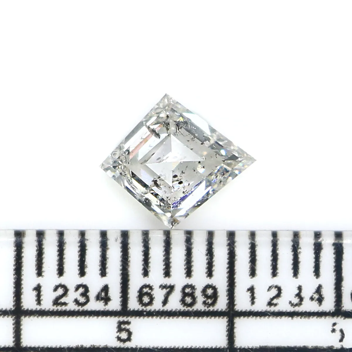 0.83 CT Natural Loose Kite Shape Diamond White - F Color Kite Cut Diamond 7.45 MM Natural Diamond White - F Kite Rose Cut Diamon