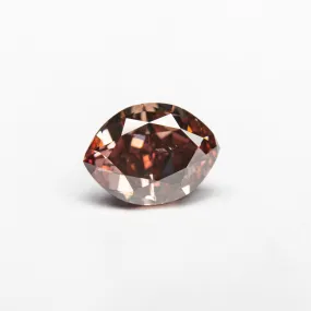 1.00ct 7.28x5.36x3.53mm GIA SI1 Fancy Deep Orangy Pink Marquise Brilliant  24109-01