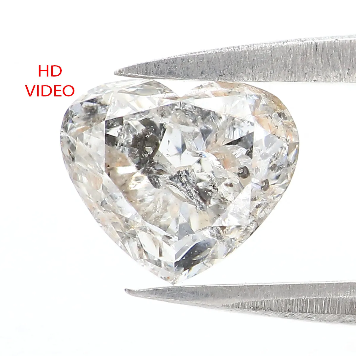 1.44 CT Natural Loose Heart Shape Diamond White - G Heart Cut Diamond 6.40 MM Natural White - G Color Heart Brilliant Cut Diamon