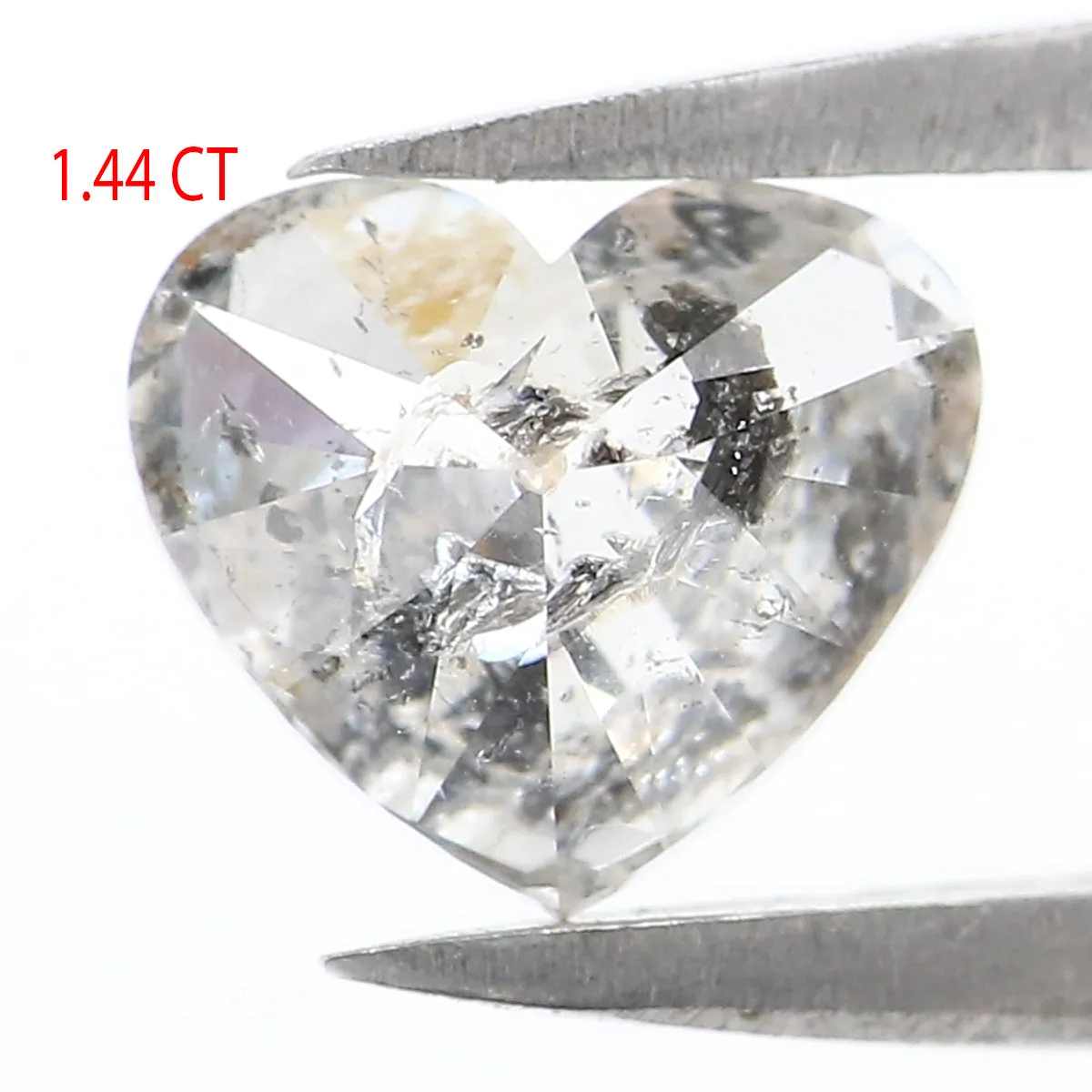 1.44 CT Natural Loose Heart Shape Diamond White - G Heart Cut Diamond 6.40 MM Natural White - G Color Heart Brilliant Cut Diamon