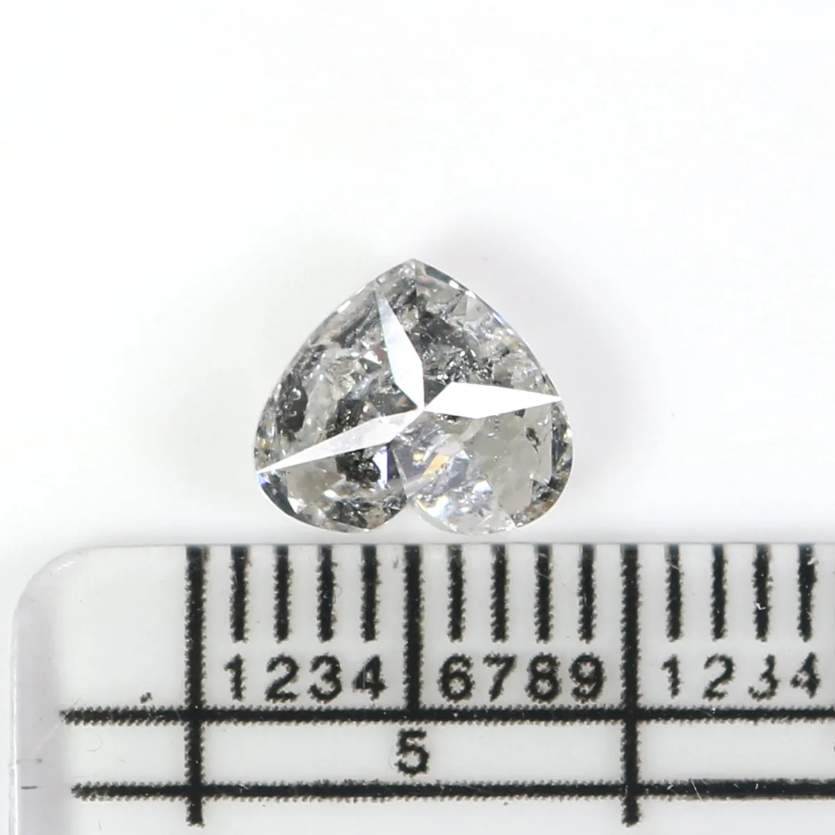 1.44 CT Natural Loose Heart Shape Diamond White - G Heart Cut Diamond 6.40 MM Natural White - G Color Heart Brilliant Cut Diamon