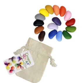 16 Crayon Rocks Colors in a Bag - Made in USA