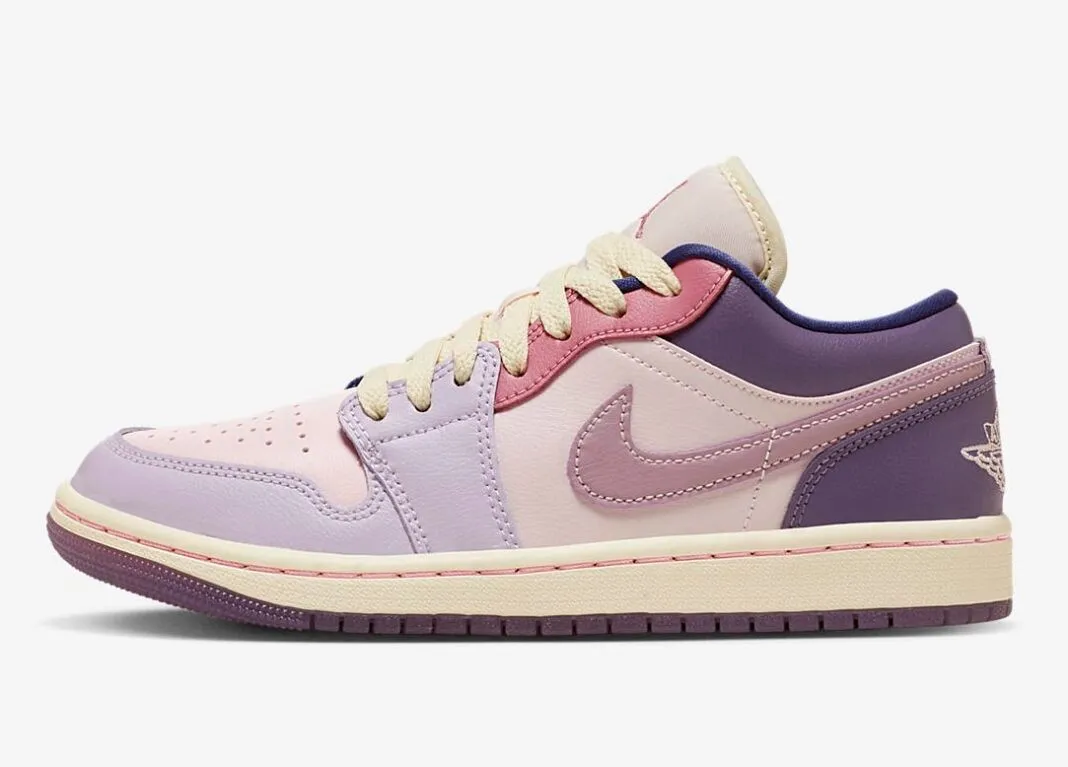 Air Jordan 1 Low Pastel Purple Pink Ratan DZ2768-651