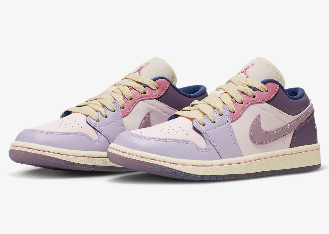 Air Jordan 1 Low Pastel Purple Pink Ratan DZ2768-651