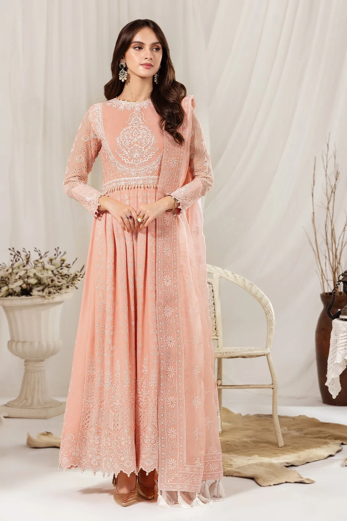 Alizeh Fashion Dhaagay Luxury Chiffon Unstitched 3 Piece Suit 07-LEELA