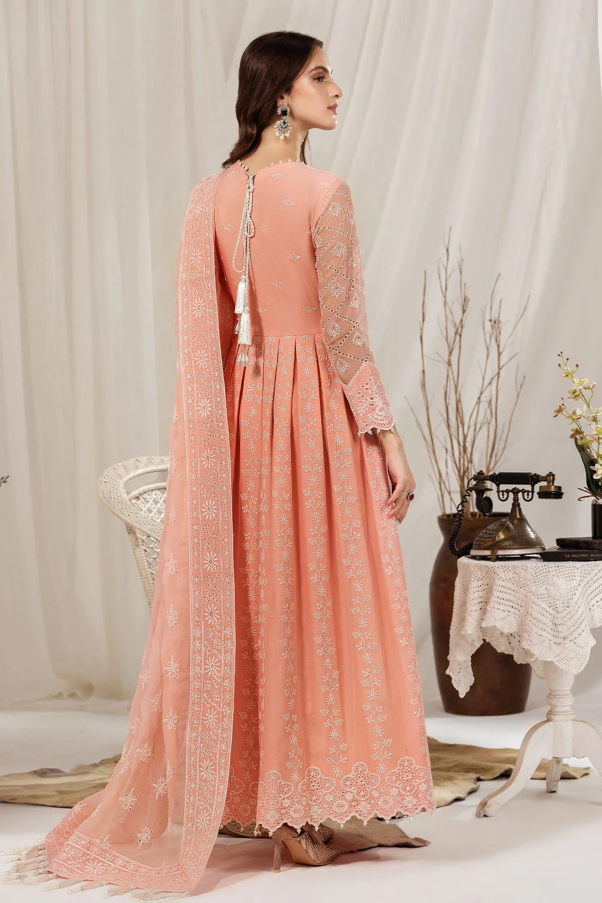 Alizeh Fashion Dhaagay Luxury Chiffon Unstitched 3 Piece Suit 07-LEELA