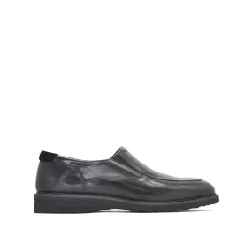 Azrael Slip On At Men's Shoes - Black Leather