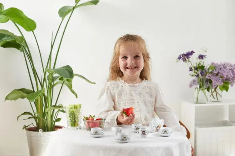 Barbo Toys: Lillie & Ellie - 12-Piece Porcelain Tea Set