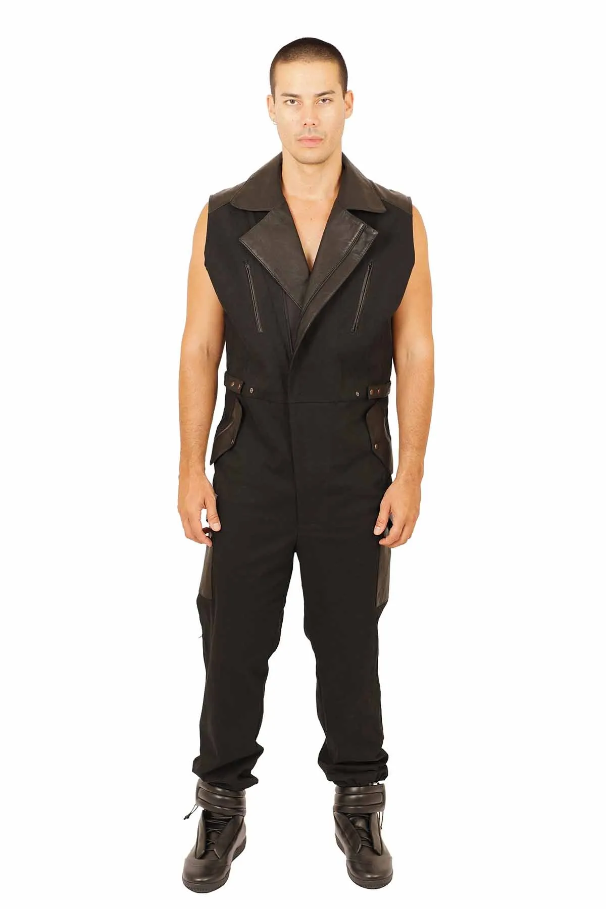 Black Market - Mens Black Jumpsuit