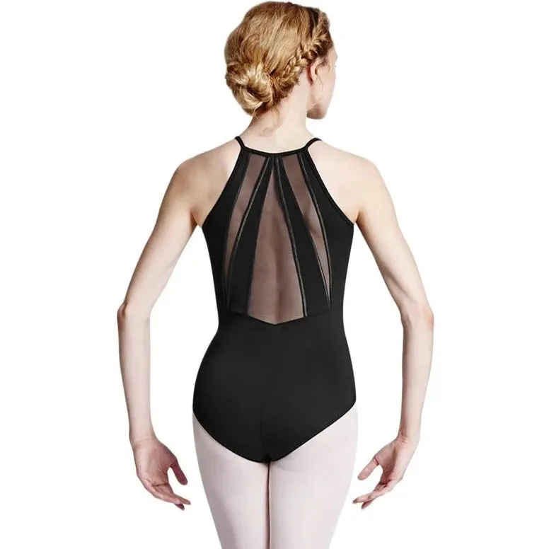 Bloch Black Powermesh Back Panel Cami Leotard