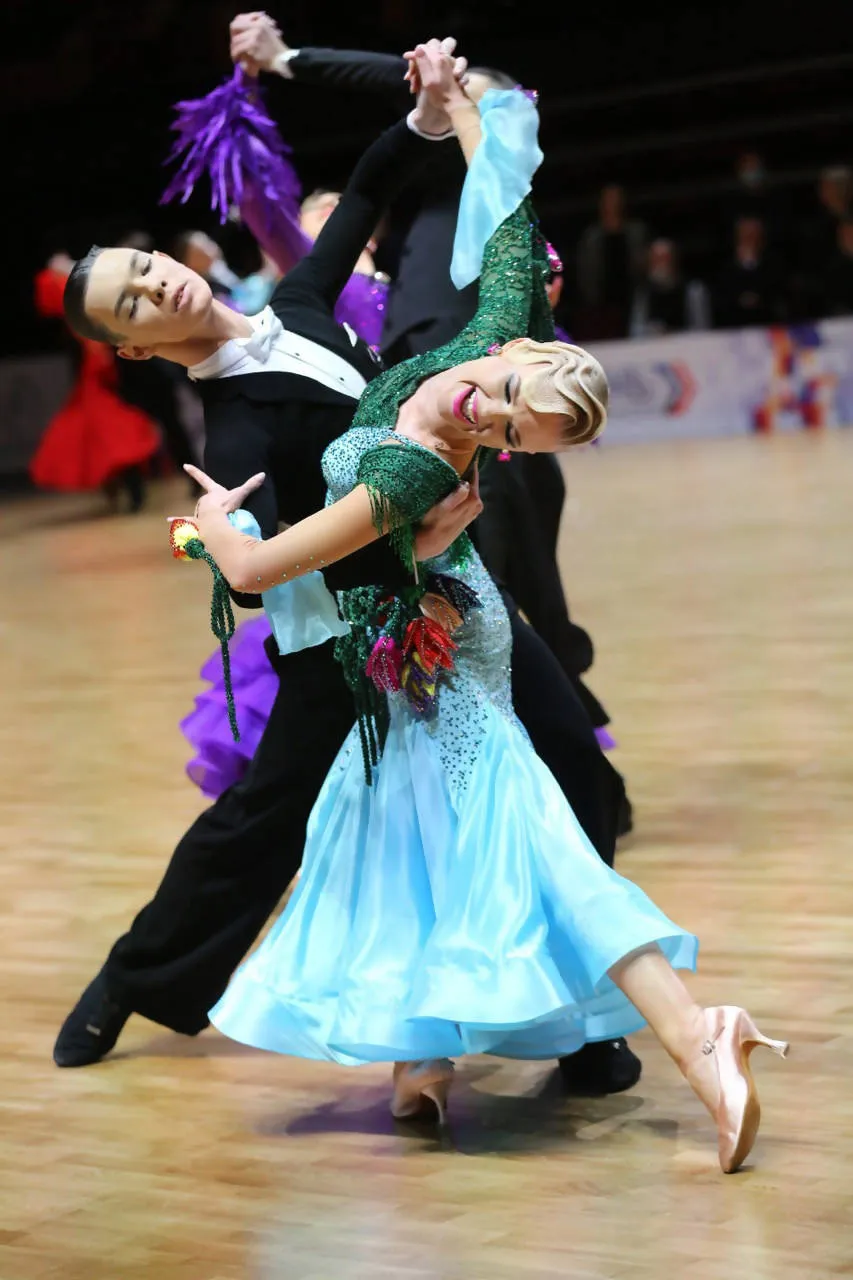 Blue Ballroom Dress by Elena Shvetsova