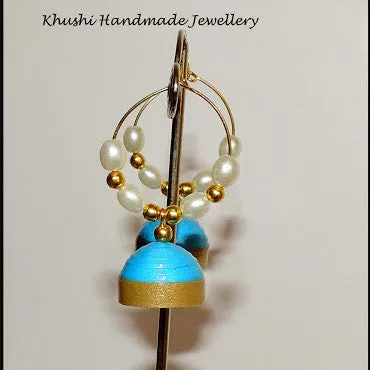 Blue Jhumka