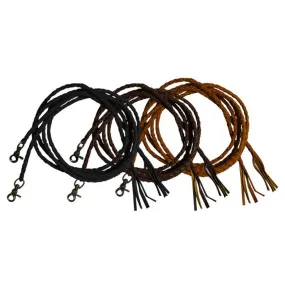 Braided Leather Split Reins