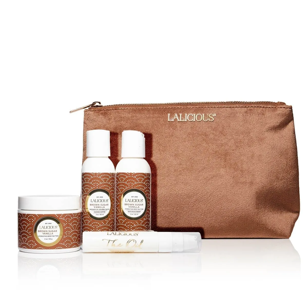 Brown Sugar Vanilla  Collection Travel Set