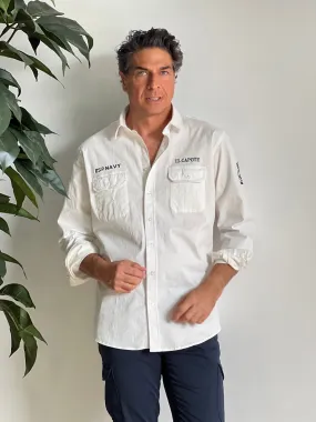 Camisa Blanca Armada Espaola Hombre