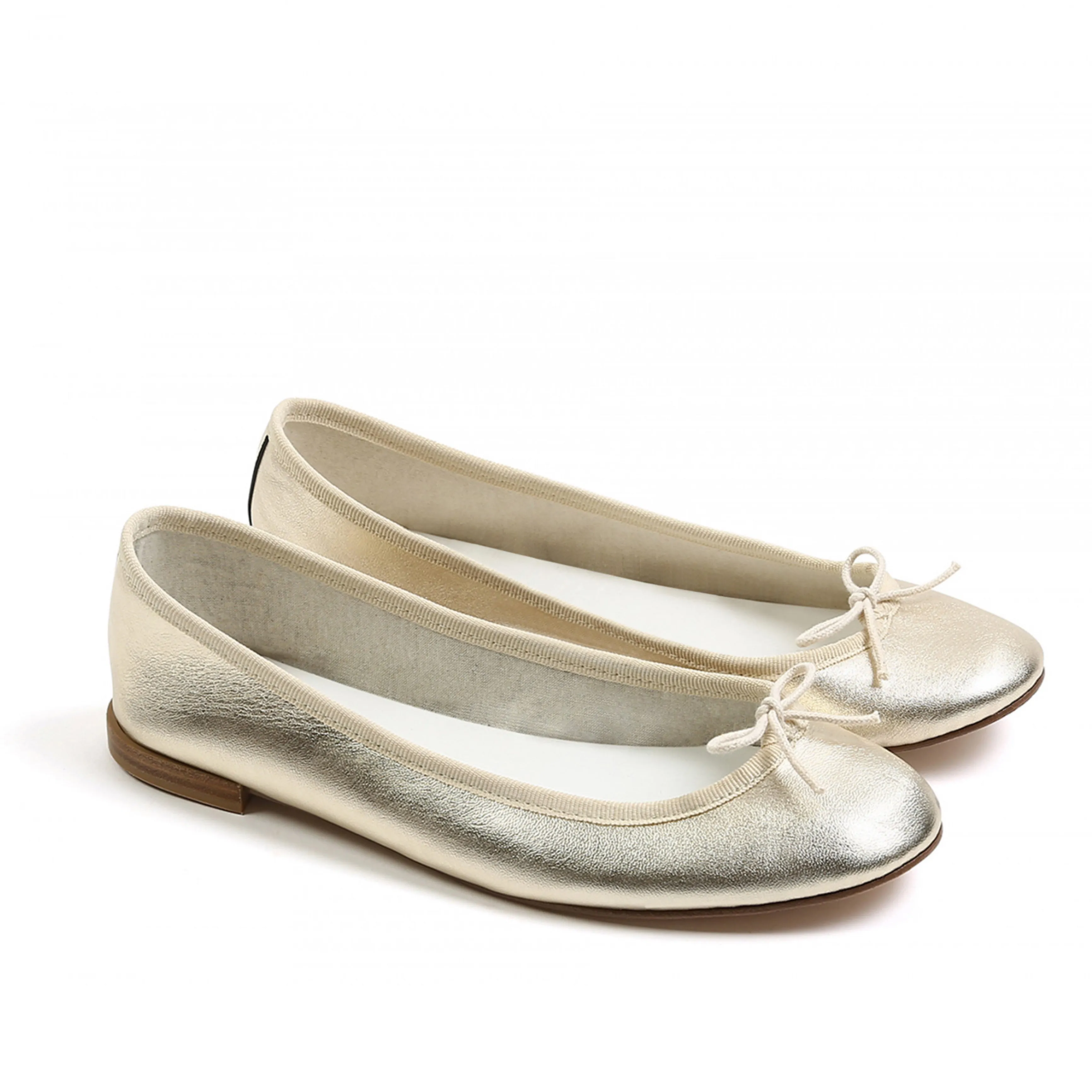 CENDRILLON LEATHER BALLERINA GOLD