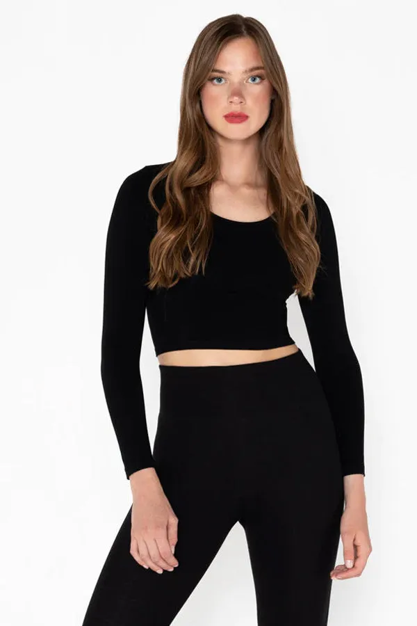 C’est Moi Crop Long Sleeve