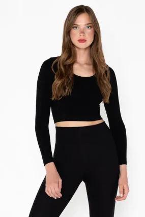 C’est Moi Crop Long Sleeve