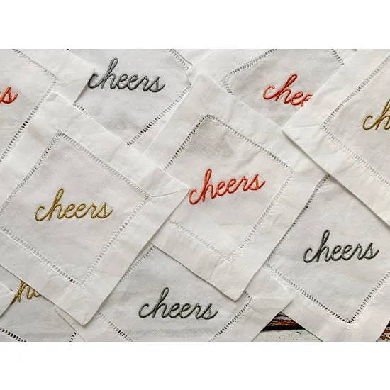 Cheers Cocktail Napkin (set of 4)