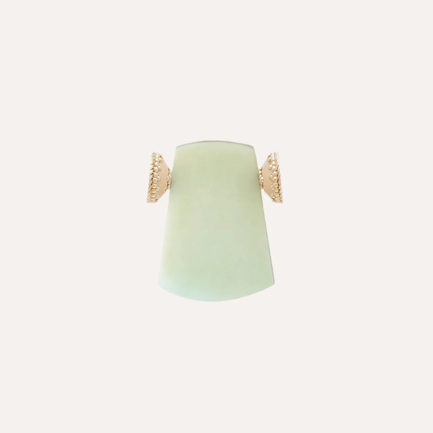 Chrysoprase Green Trapezoid Mini Centerpiece