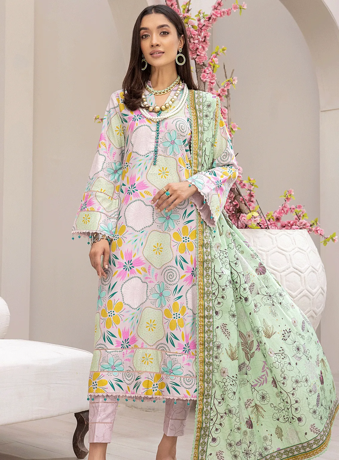 Coco Popup By Al Zohaib Digital Printed Cambric Unstitched 3 Piece Suit - 01