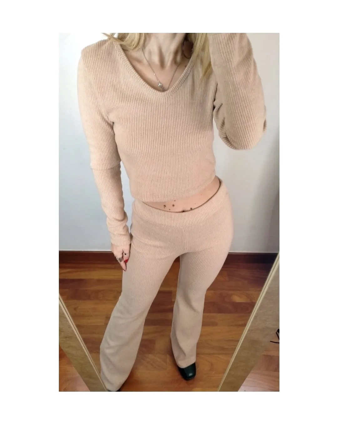 Coor Set: Crop Catena & Pantalone a zampa!