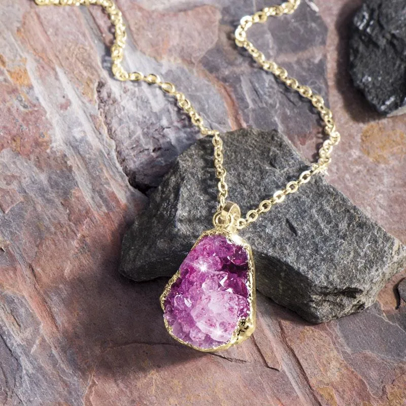 Crystal Geode Pink