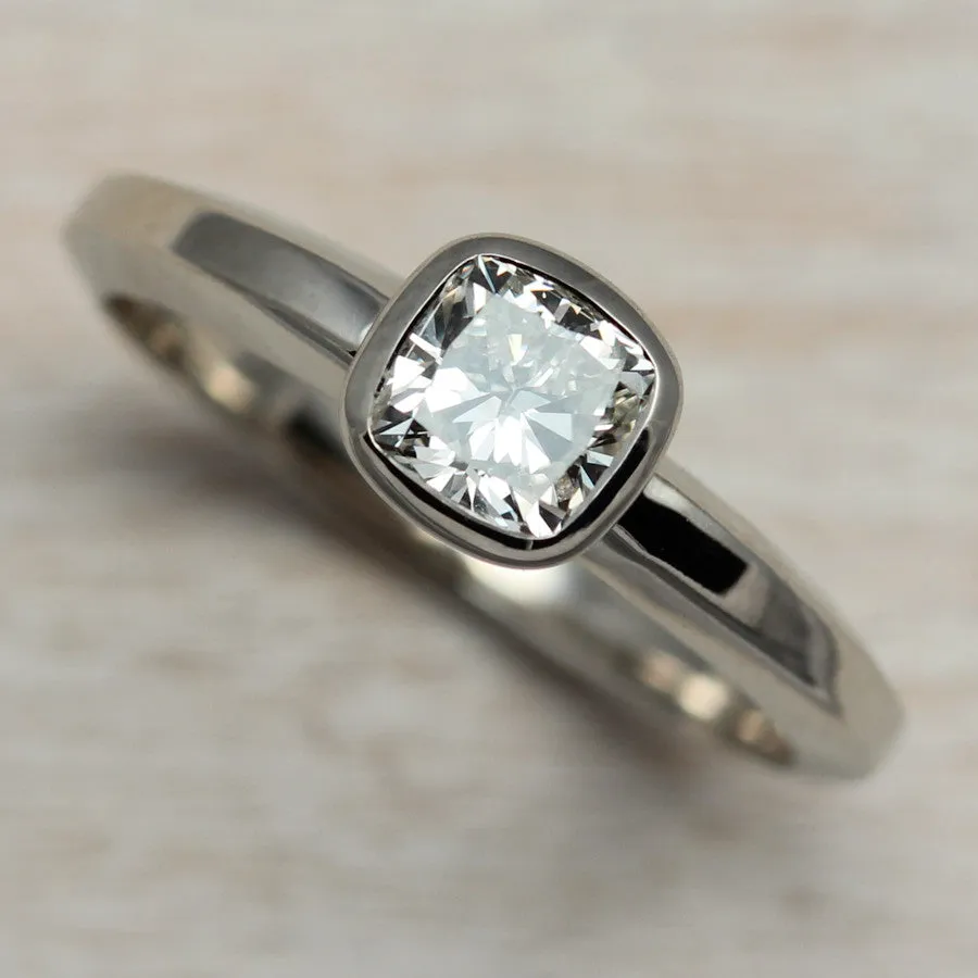 Cushion Cut Engagement Ring