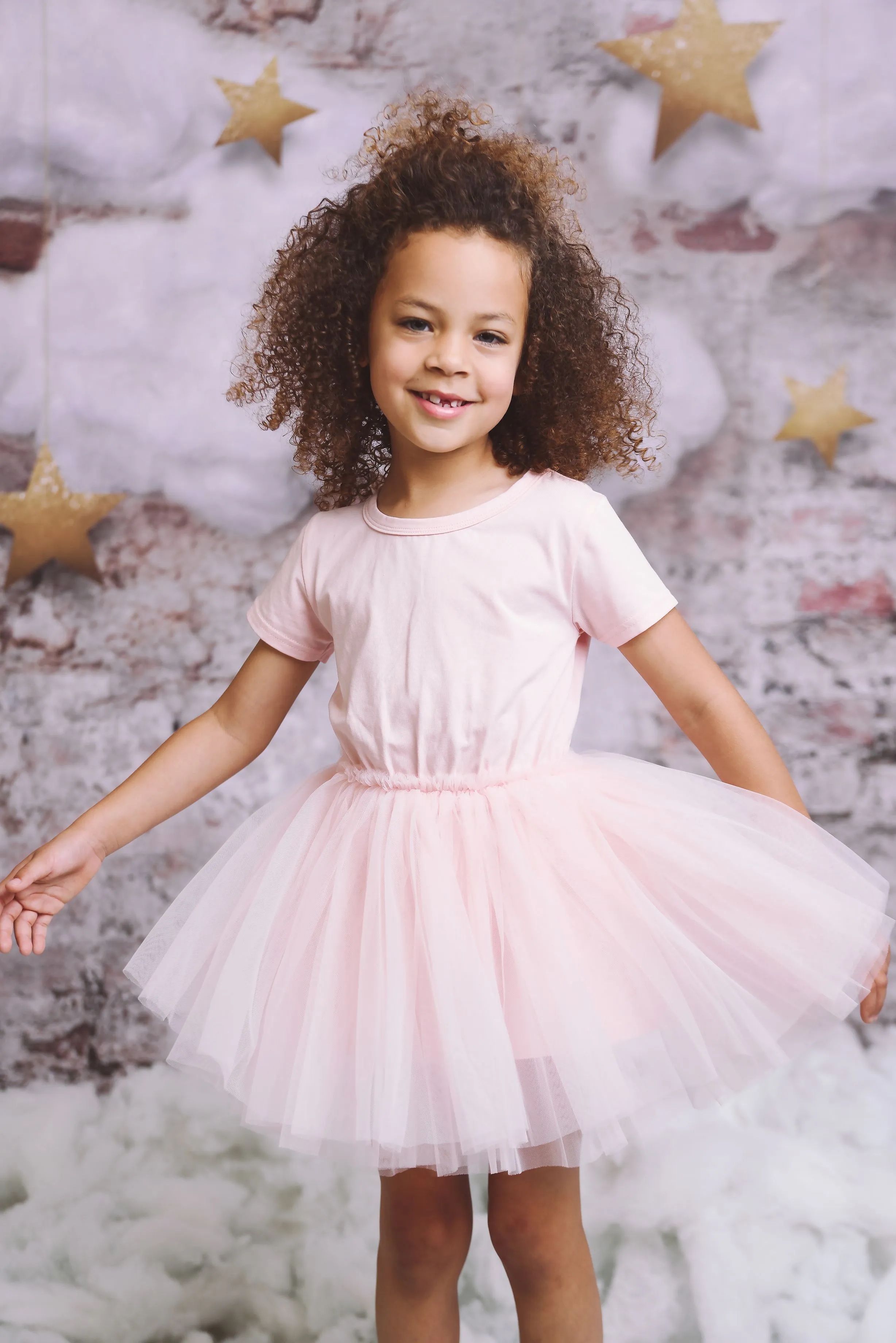 DOLLY TUTULLY T-SHIRT TUTU DRESS ballet pink