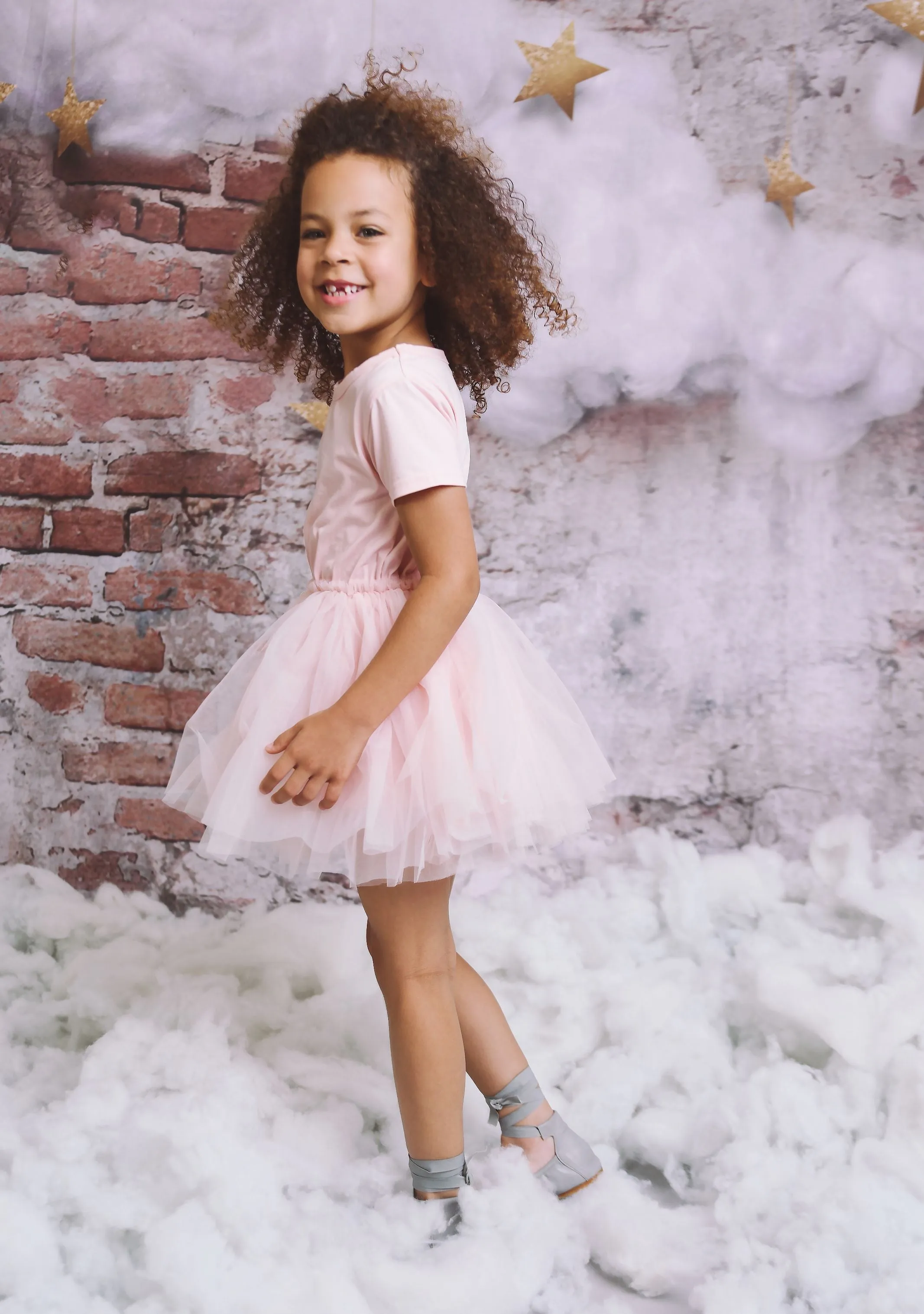 DOLLY TUTULLY T-SHIRT TUTU DRESS ballet pink