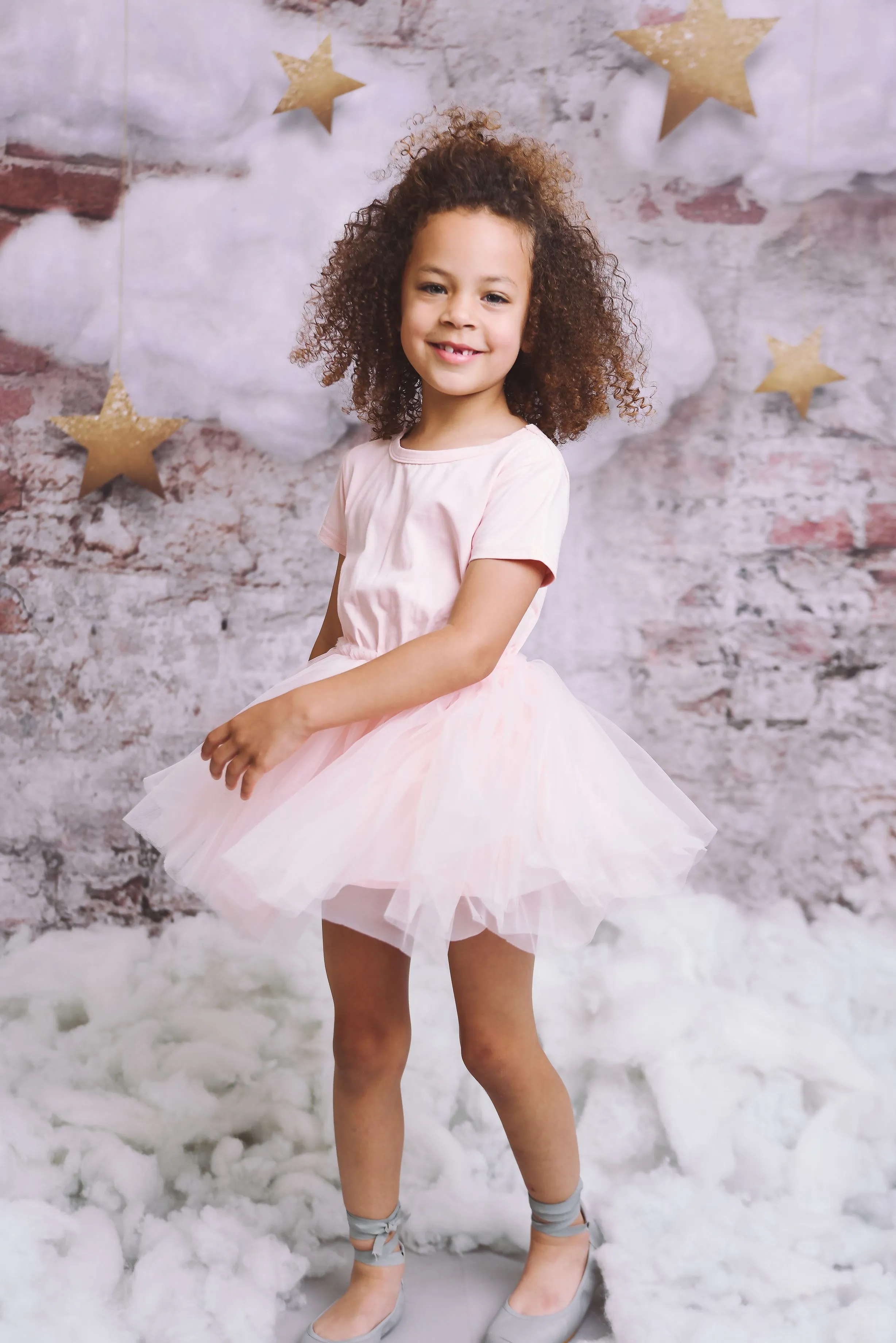 DOLLY TUTULLY T-SHIRT TUTU DRESS ballet pink