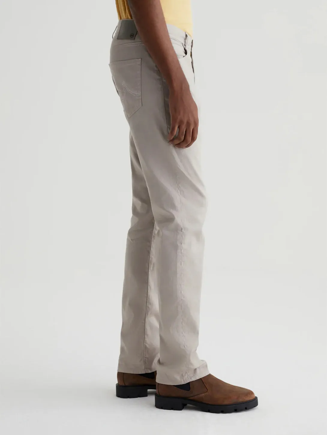 Everett Linen Pant - Oyster Shore