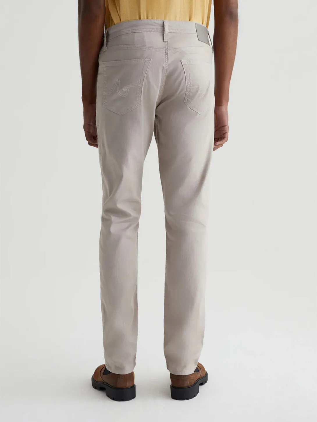 Everett Linen Pant - Oyster Shore