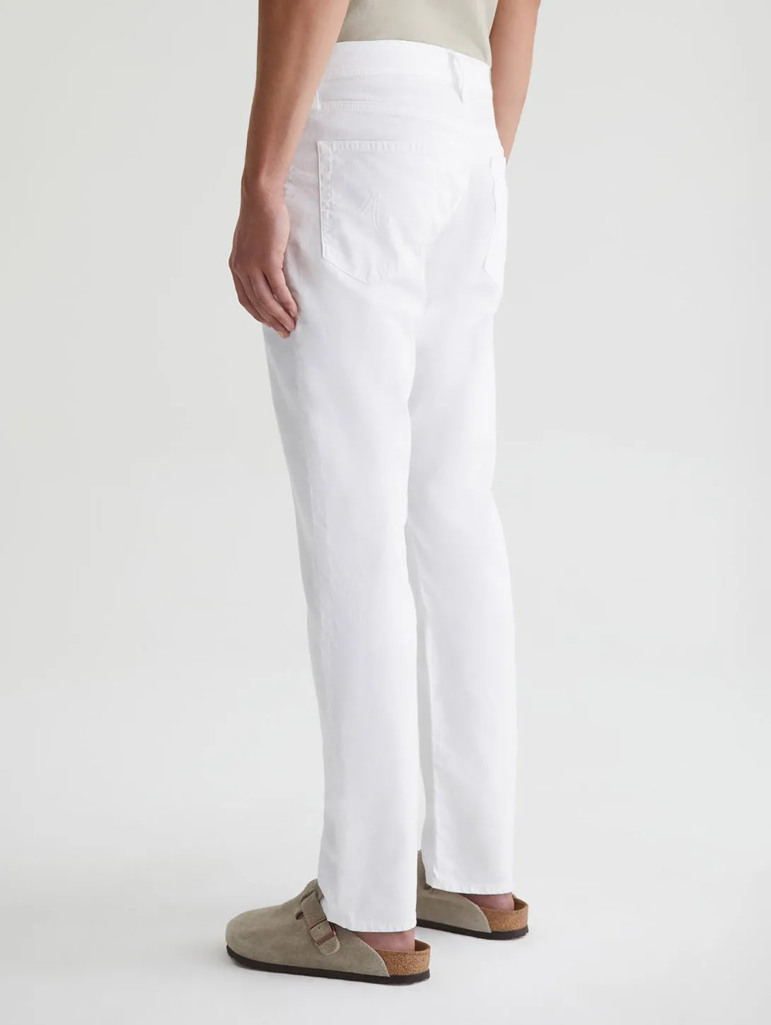 Everett Linen Pant - White