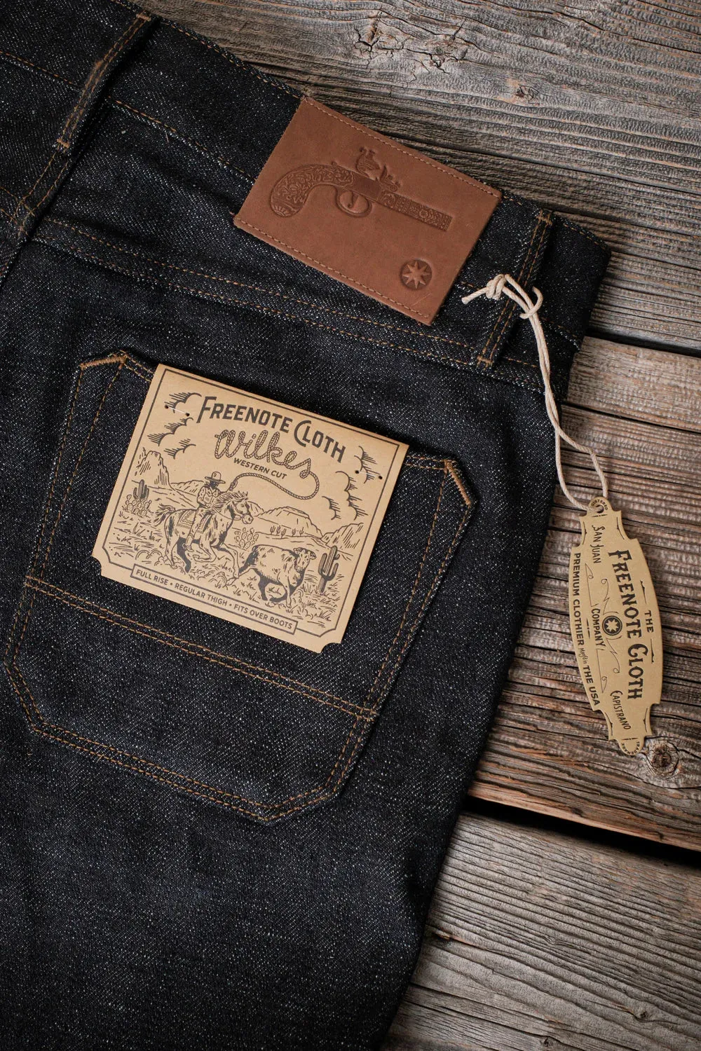 Freenote Cloth Wilkes - 17oz Indigo Slub