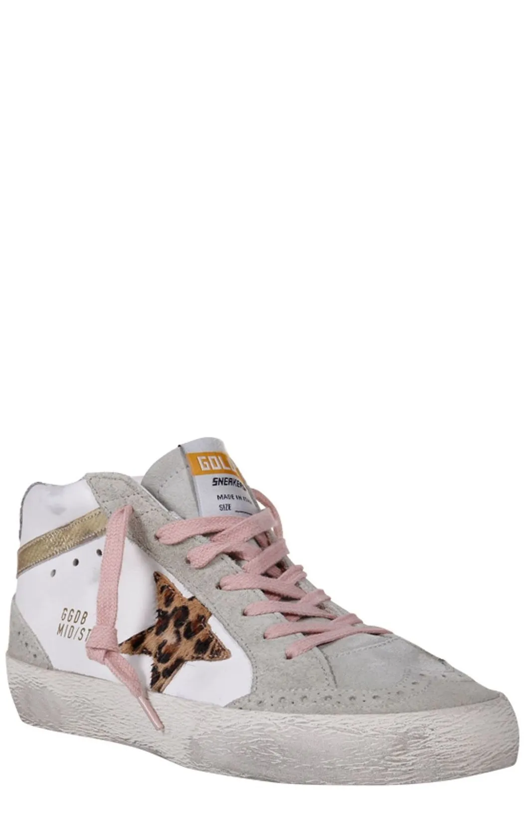 Golden Goose Deluxe Brand Logo Patch Lace-Up Sneakers