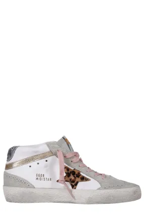 Golden Goose Deluxe Brand Logo Patch Lace-Up Sneakers