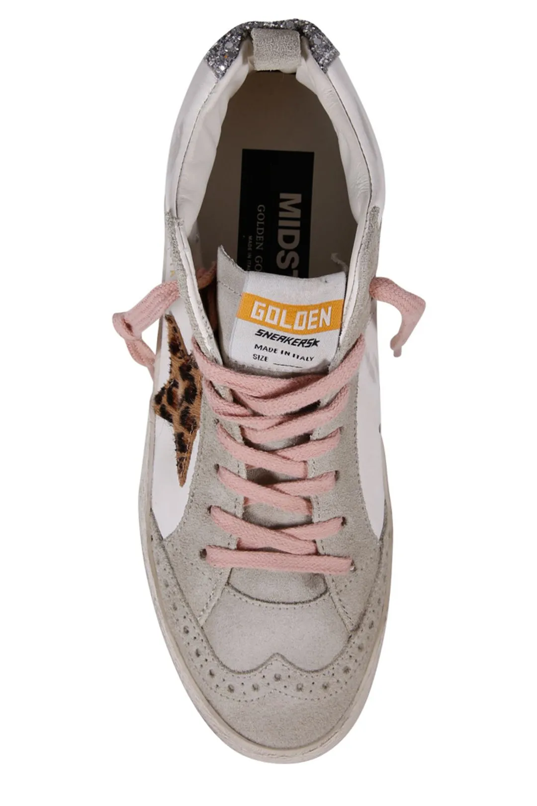 Golden Goose Deluxe Brand Logo Patch Lace-Up Sneakers