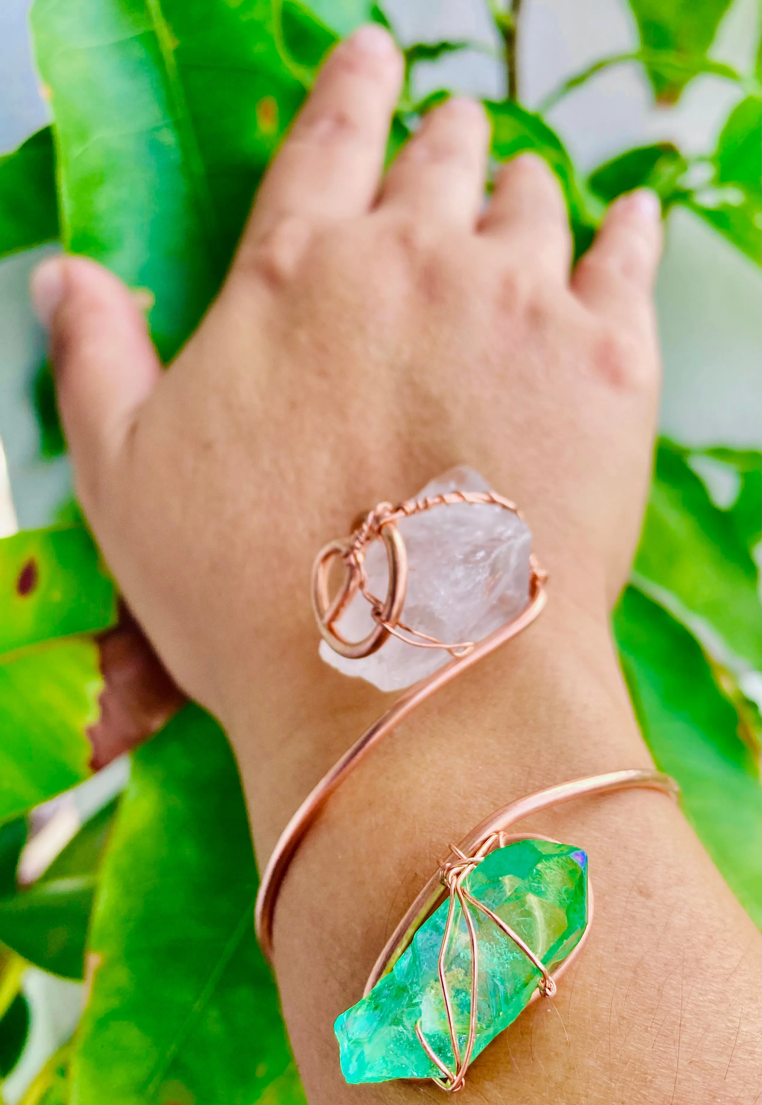 Green Aura Cuff