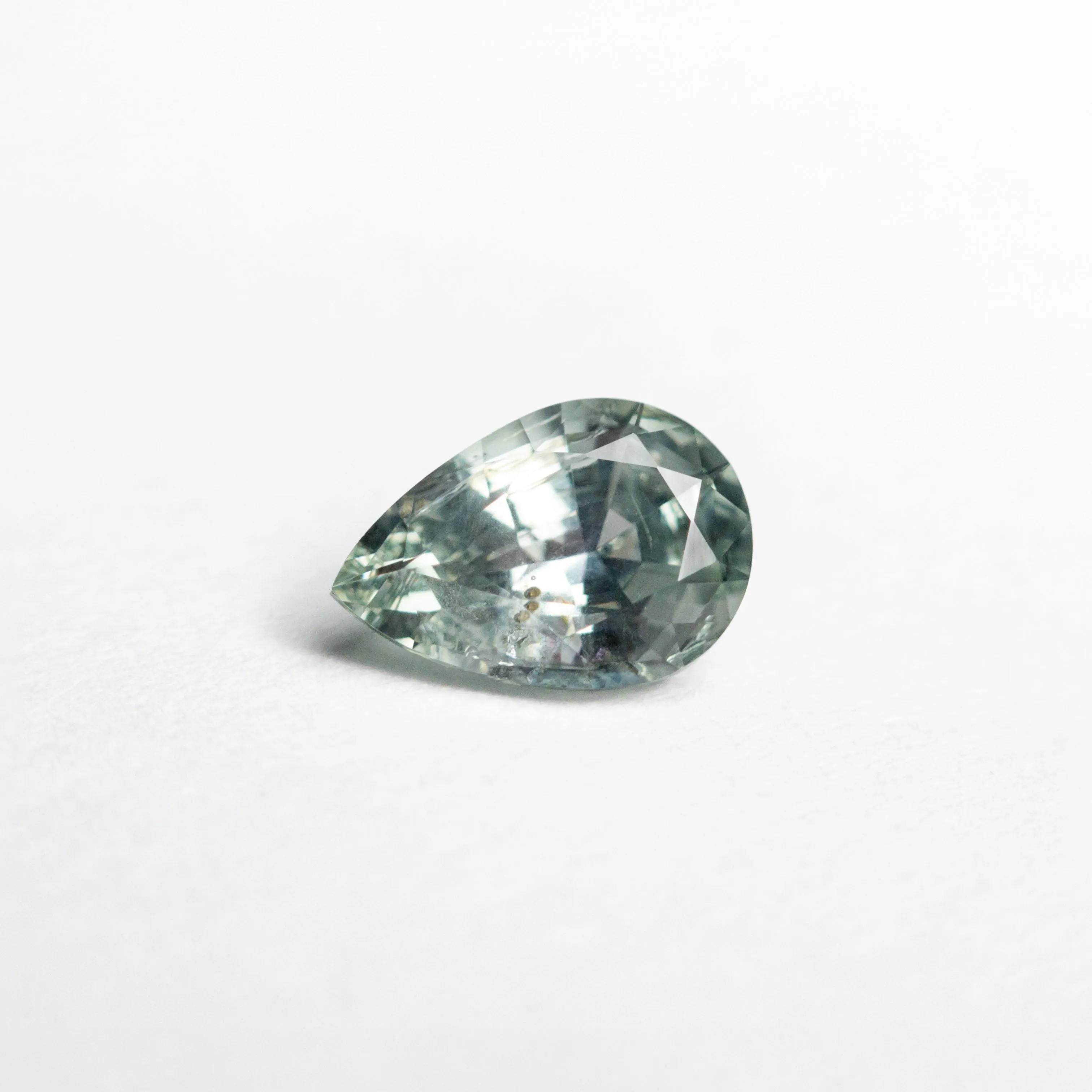 Green Brilliant Sapphire - 0.68ct Pear