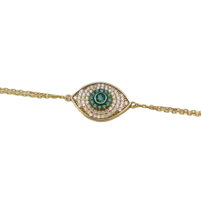 Green Eye Bracelet