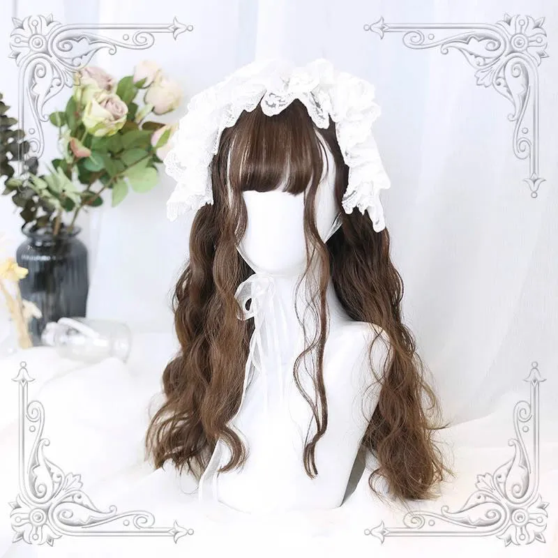 HARAJUKU LOLITA AIR BANGS EGG ROLL LONG WIG BY31004