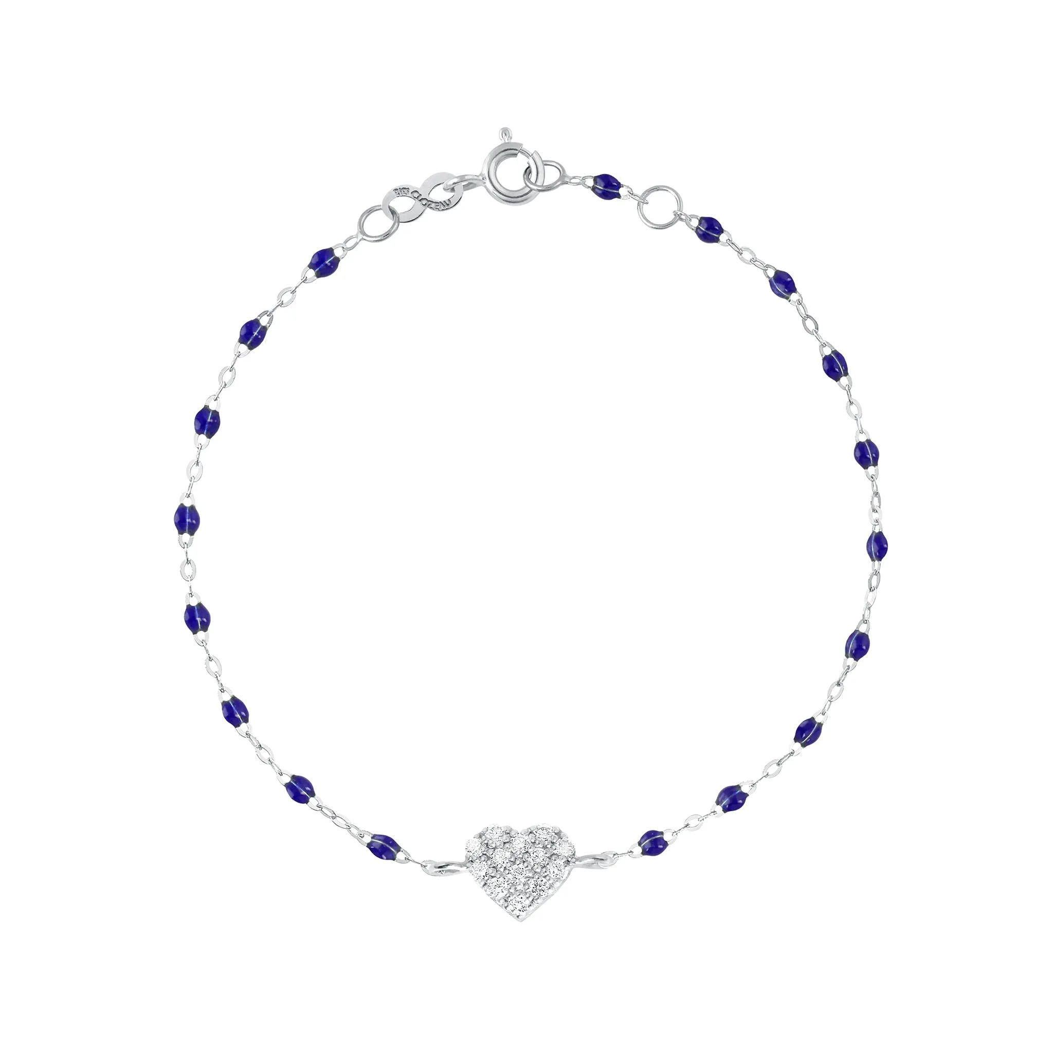 In Love Diamond Bracelet, Lapis, White Gold, 6.7