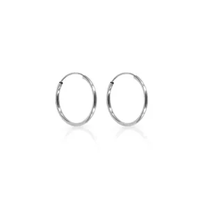 Infinity Hoops 25mm 14K White